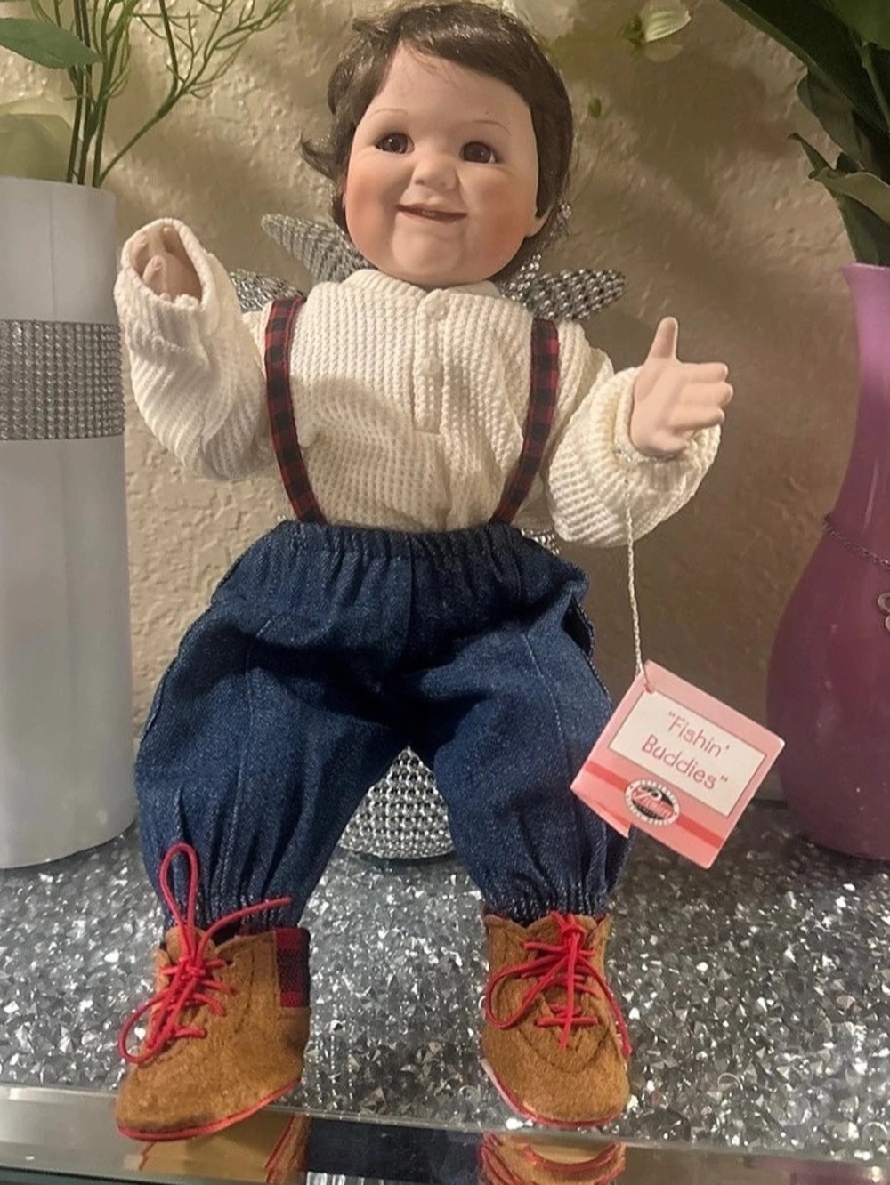 The Ashton-Drake Galleries Fishin' Buddies Doll Blue & White